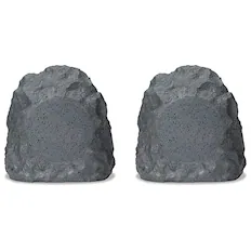 Front. iLive - iLive Geo+ Wireless Waterproof Speakers (Pair) - Gray.