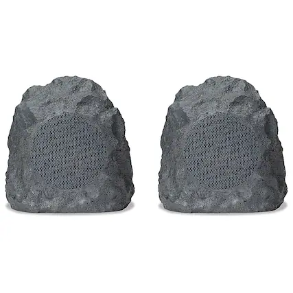 Front. iLive - iLive Geo+ Wireless Waterproof Speakers (Pair) - Gray.
