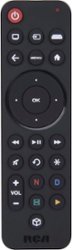 RCA - Rechargeable 3-Device Universal Remote - Black - Front_Zoom