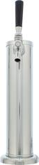 Front. Zephyr - Presrv Single Tap Kit Accessory for PRKB Kegerators - stainless steel.