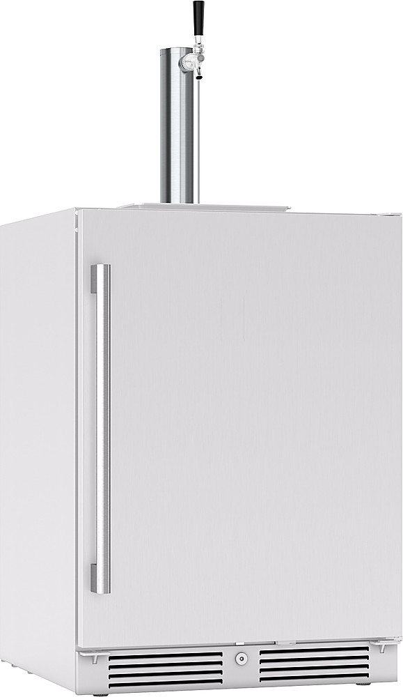 Alt View 15. Zephyr - Presrv 5.6 cu. ft. Convertible Outdoor Beer Kegerator with 107-Can Beverage Storage - Stainless Steel.