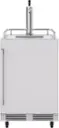 Left. Zephyr - Presrv 5.6 cu. ft. Convertible Outdoor Beer Kegerator with 107-Can Beverage Storage - Stainless Steel.