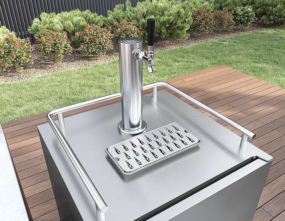 Angle View: Zephyr - Presrv Drink Guard Rail - stainless steel