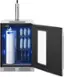 Angle. Zephyr - Presrv 5.6 cu. ft. Convertible Beer Kegerator with 107-Can Beverage Storage - Stainless Steel.