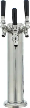 Zephyr - Presrv Triple Tap Kit Accessory for PRKB Kegerators - stainless steel