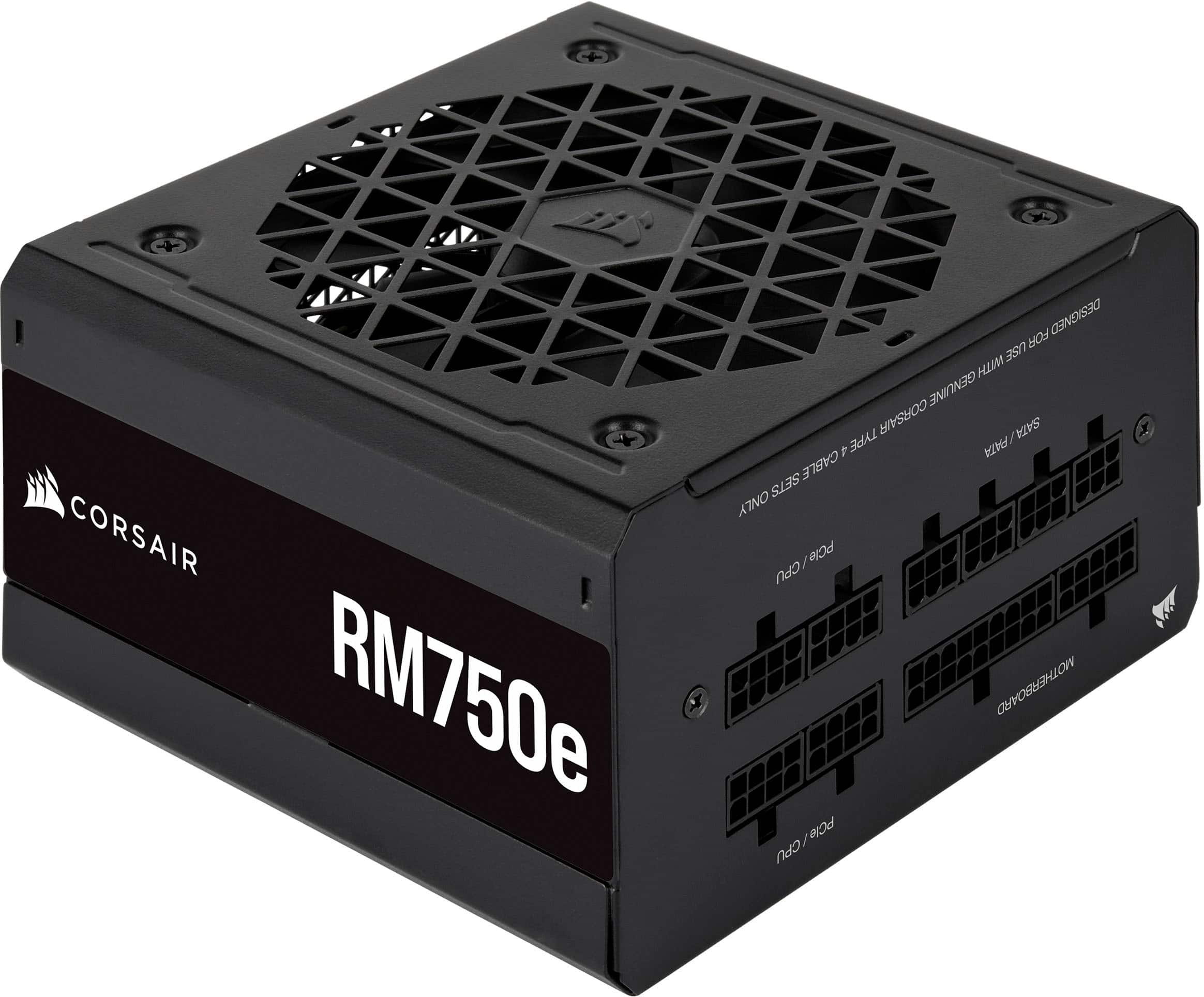 Alt View 12. CORSAIR - RMe Series RM750e 80 PLUS Gold Fully Modular Low-Noise ATX 3.0 and PCIE 5.0 Power Supply - Black.