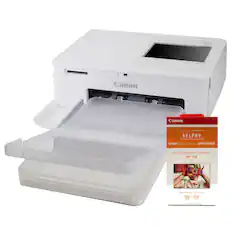 Canon SELPHY COMPACT PHOTO PRINTER
CP1000 / CP910 / CP820
Postcard Size Color Ink / Paper Set RP-108
100 x 148 mm / 4 x 6 in / 4R
100 Sheets + Ink