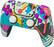 Angle. Custom Controllerzz - Custom Wireless Controller for PS5 - Retro Abstract & Purple Chrome Inserts.