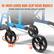 10-INCH LARGE NON-SLIP REAR WHEELS
Easily maneuver across various terrains
360°
10"