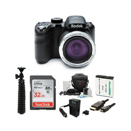 Kodak Aspheric HD Zoom PIXPRO Lens 42X 13.0-6.8 WIDE 24 1008mm (Equivalent)  
SanDisk Ultra 80 MB/s 32 GB  
SanDisk 3.7V 1300mAH LW 27E6  
FOR CASIO PNTx2000