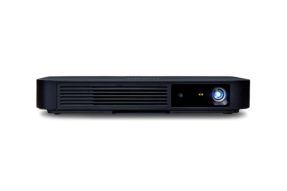 Front. Miroir - M700S 1080P Portable Projector - Black.