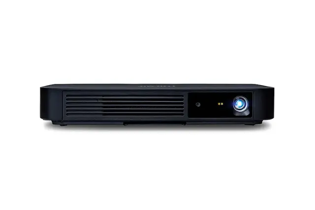 Front. Miroir - M700S 1080P Portable Projector - Black.