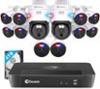 Swann - Professional, 16-Channel, 12-Camera Indoor/Outdoor Wired 12MP & 4K, 2TB NVR Security System - White