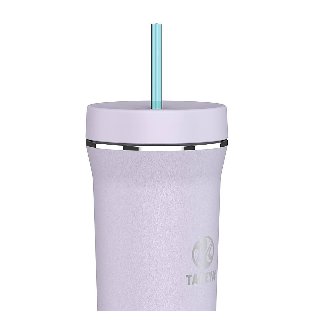 Alt View 11. Takeya - 32oz Tumbler with Straw and Lid - Vivacity Purple.