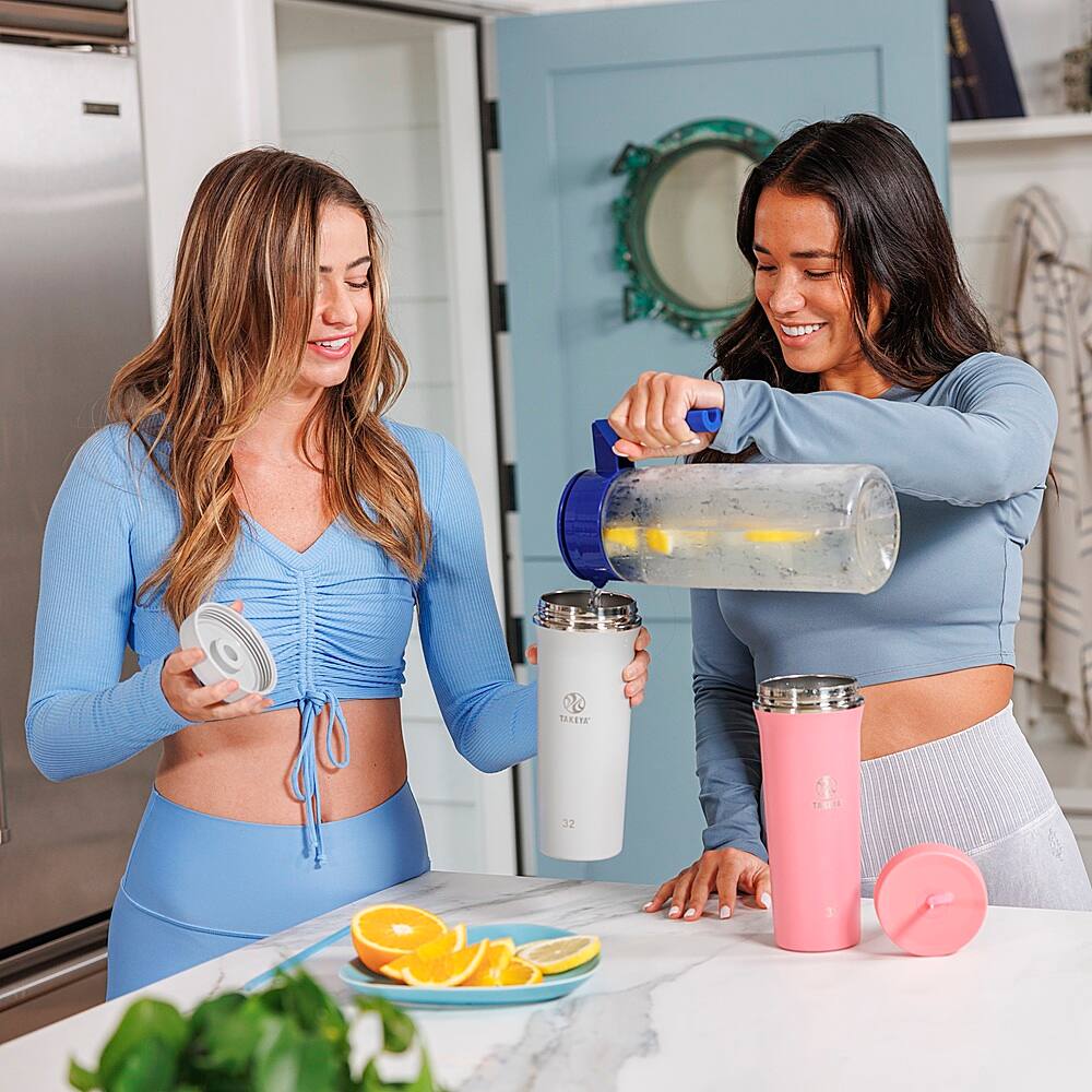 Alt View 12. Takeya - 32oz Tumbler with Straw and Lid - Frost.