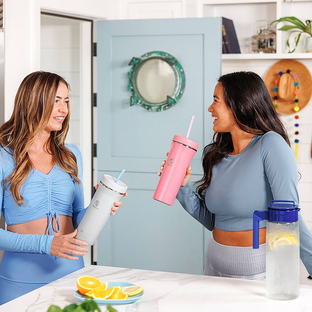 Alt View 13. Takeya - 32oz Tumbler with Straw and Lid - Frost.