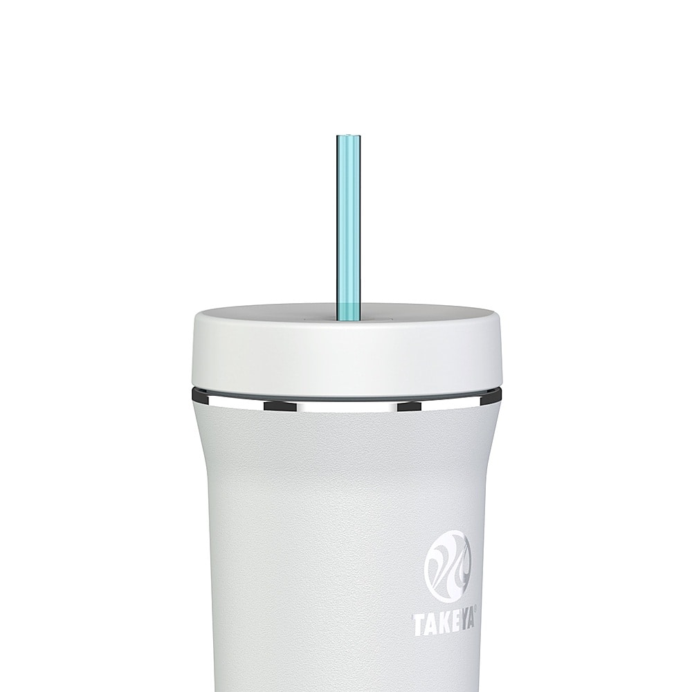 Left. Takeya - 32oz Tumbler with Straw and Lid - Frost.