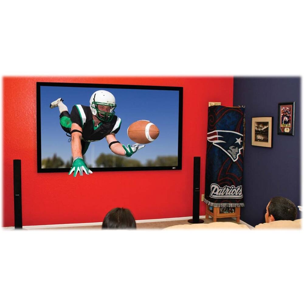 Alt View 11. Elite - SableFrame 100" Projector Screen - Velvet black.