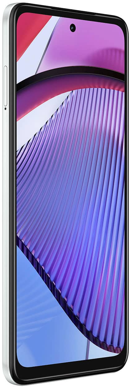 Back. Motorola - Moto G Power 5G 2023 256GB (Unlocked) - Bright White.