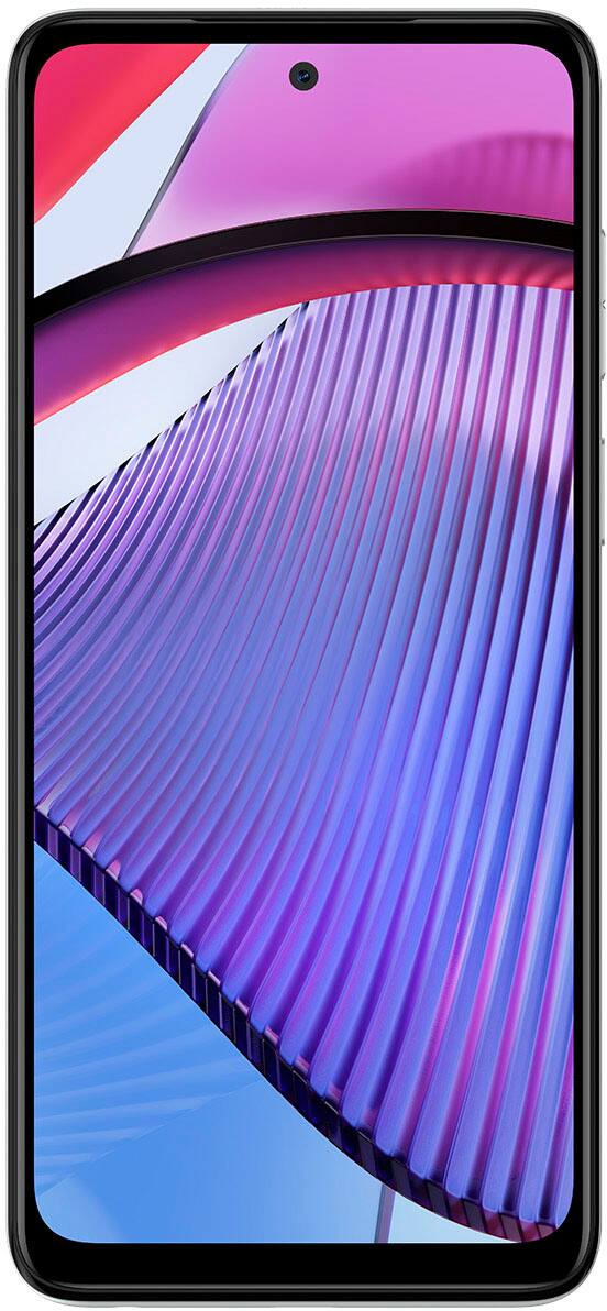 Angle. Motorola - Moto G Power 5G 2023 256GB (Unlocked) - Bright White.