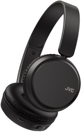 JVC - Wireless Deep Bass On-Ear Headphones - Black
