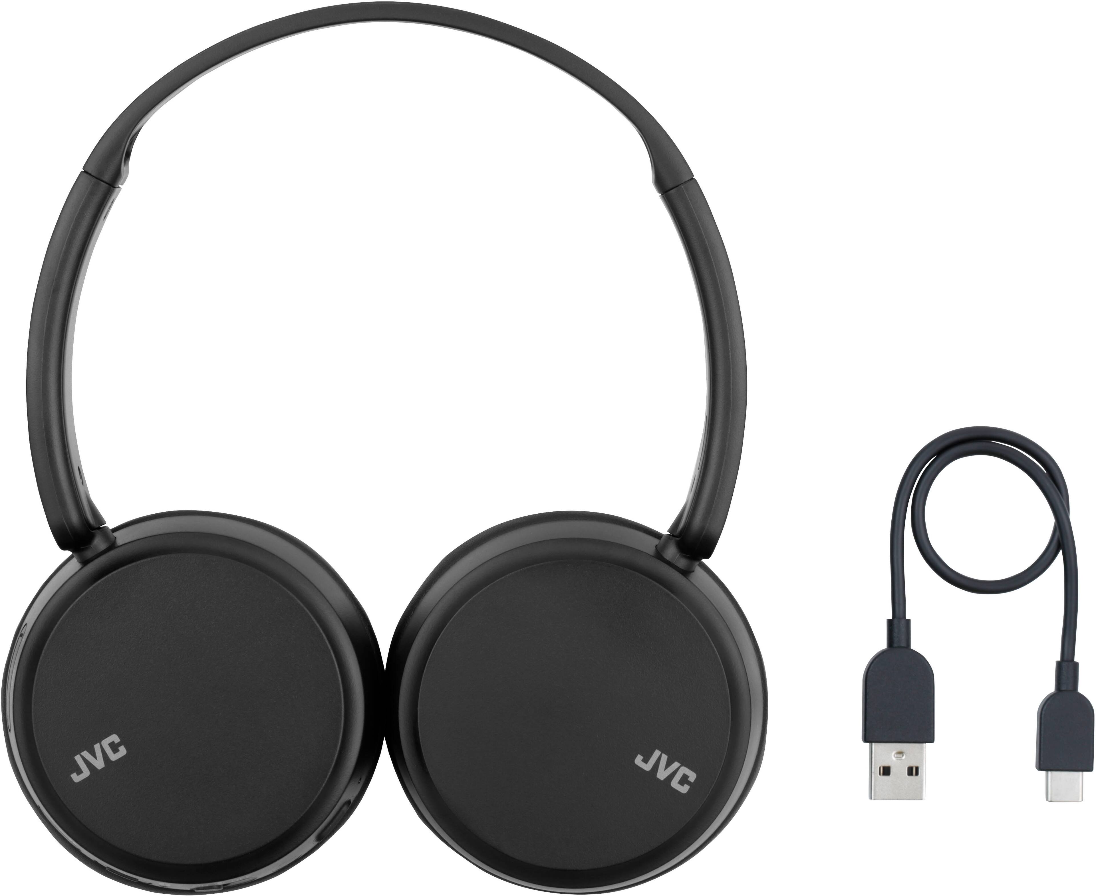 Alt View 12. JVC - Wireless Deep Bass On-Ear Headphones - Black.