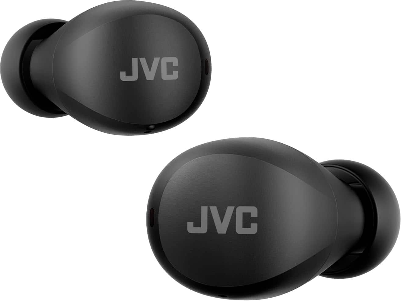 Angle. JVC - True Wireless Headphones - Black.