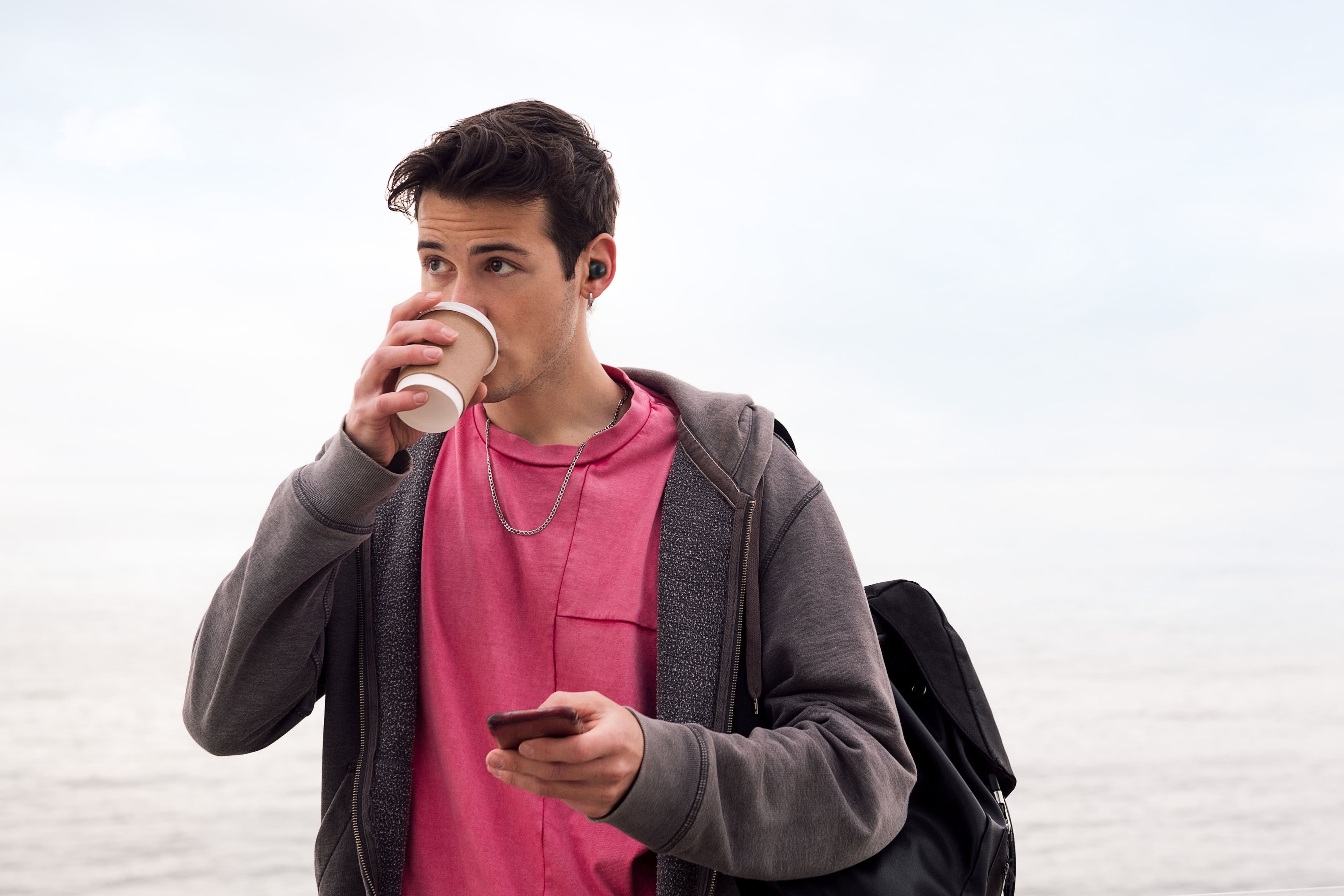 Alt View 13. JVC - True Wireless Headphones - Black.