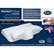 Left. Dr. Pillow - Sepoveda Contour Memory Foam Pillow - White.