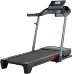 Front. ProForm - Carbon T7 Smart Treadmill with 7” HD Touchscreen, 30-day iFIT Family Membership Included - Black.