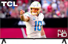 Front. TCL - 40" Class S3 S-Class LED Full HD Smart TV with Google TV - Black.