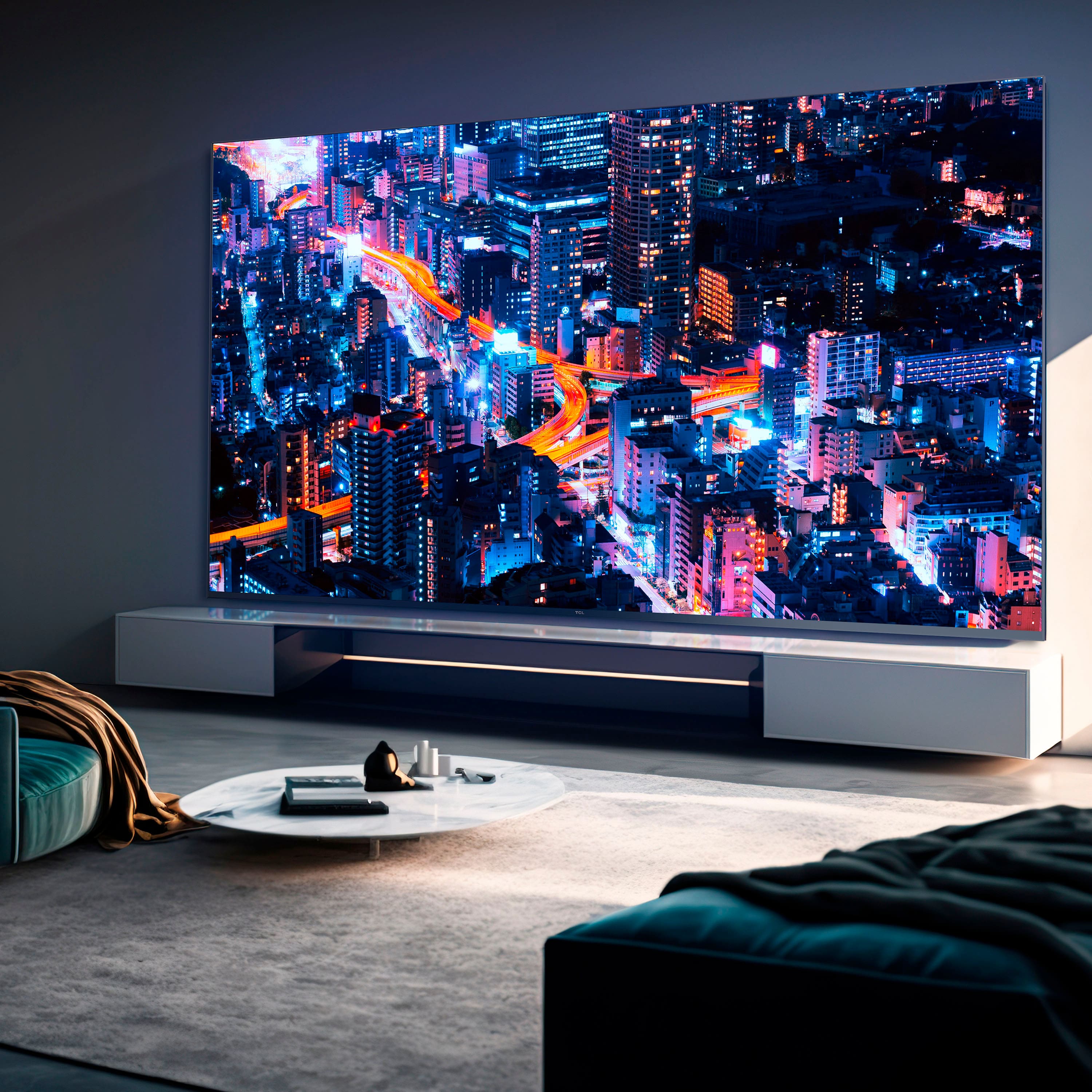 Alt View 16. TCL - 75" Class QM8 Q-Class Mini-LED QLED 4K HDR Smart TV with Google TV - Black.