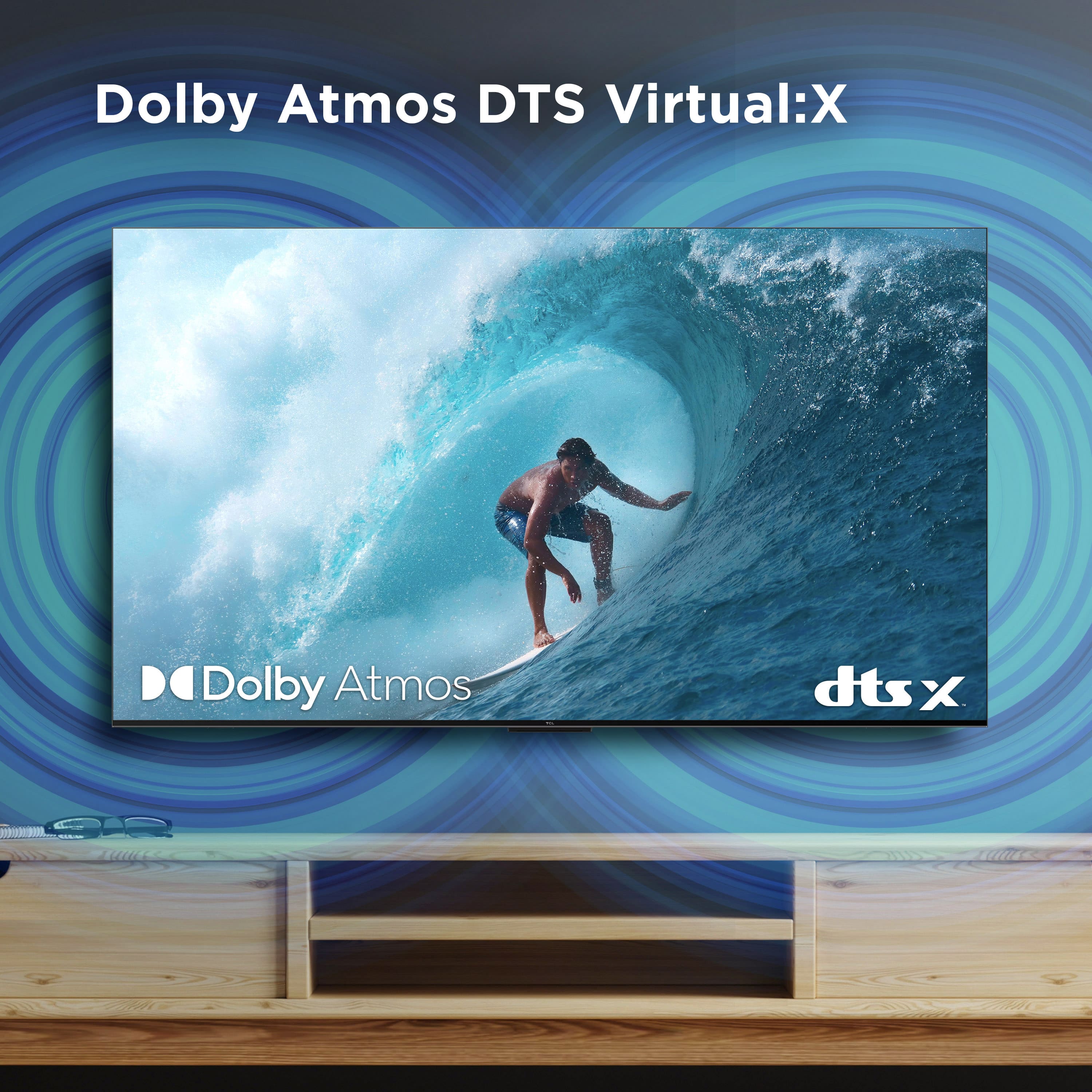 TCL 55" Class Q7 Series QLED 4K UHD Smart TV with Google TV (2023) gallery view