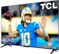 Left. TCL - 65" Class S4 S-Class 4K UHD HDR LED Smart TV with Google TV - Black.