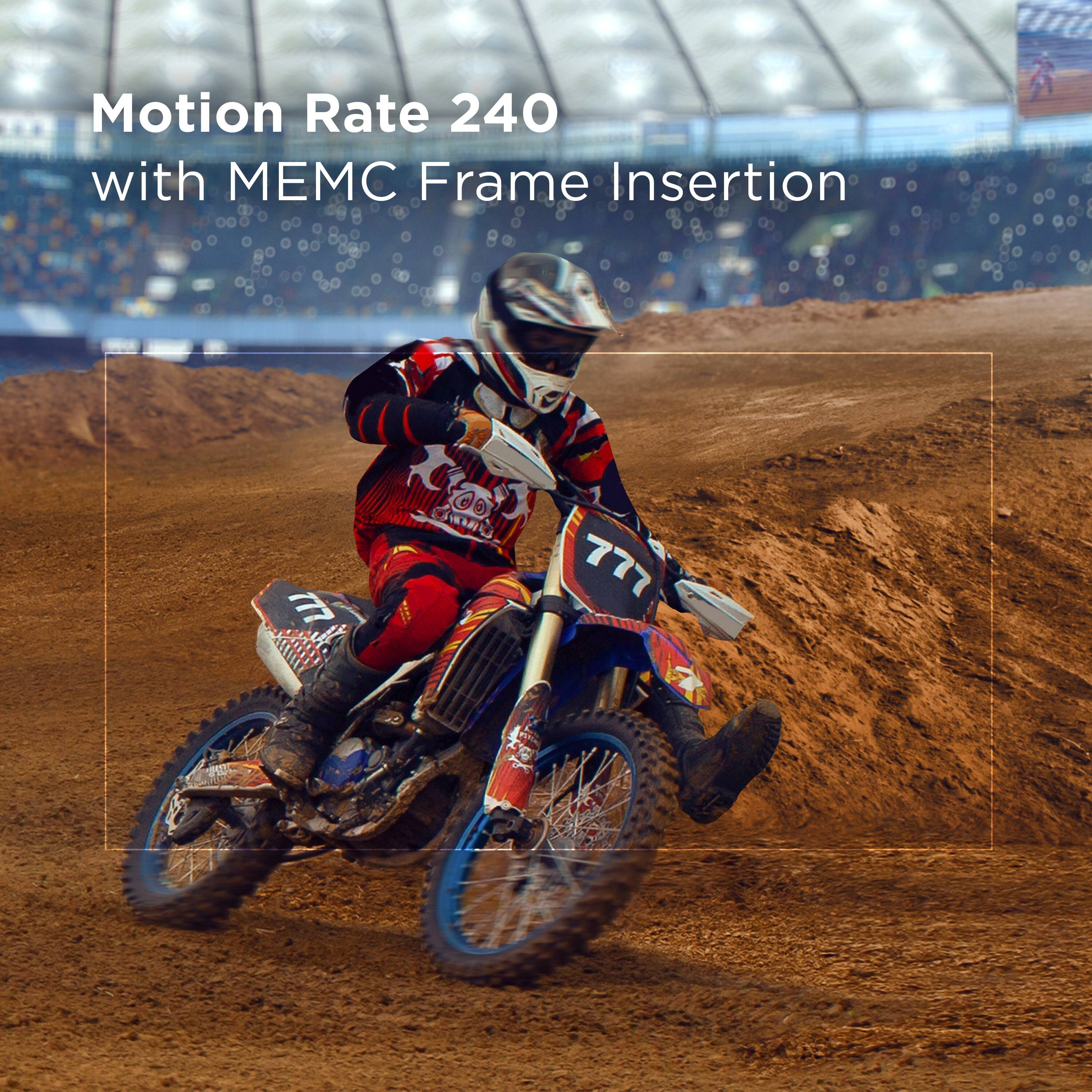 Motion Rate 240 with MEM Frame Insertion
