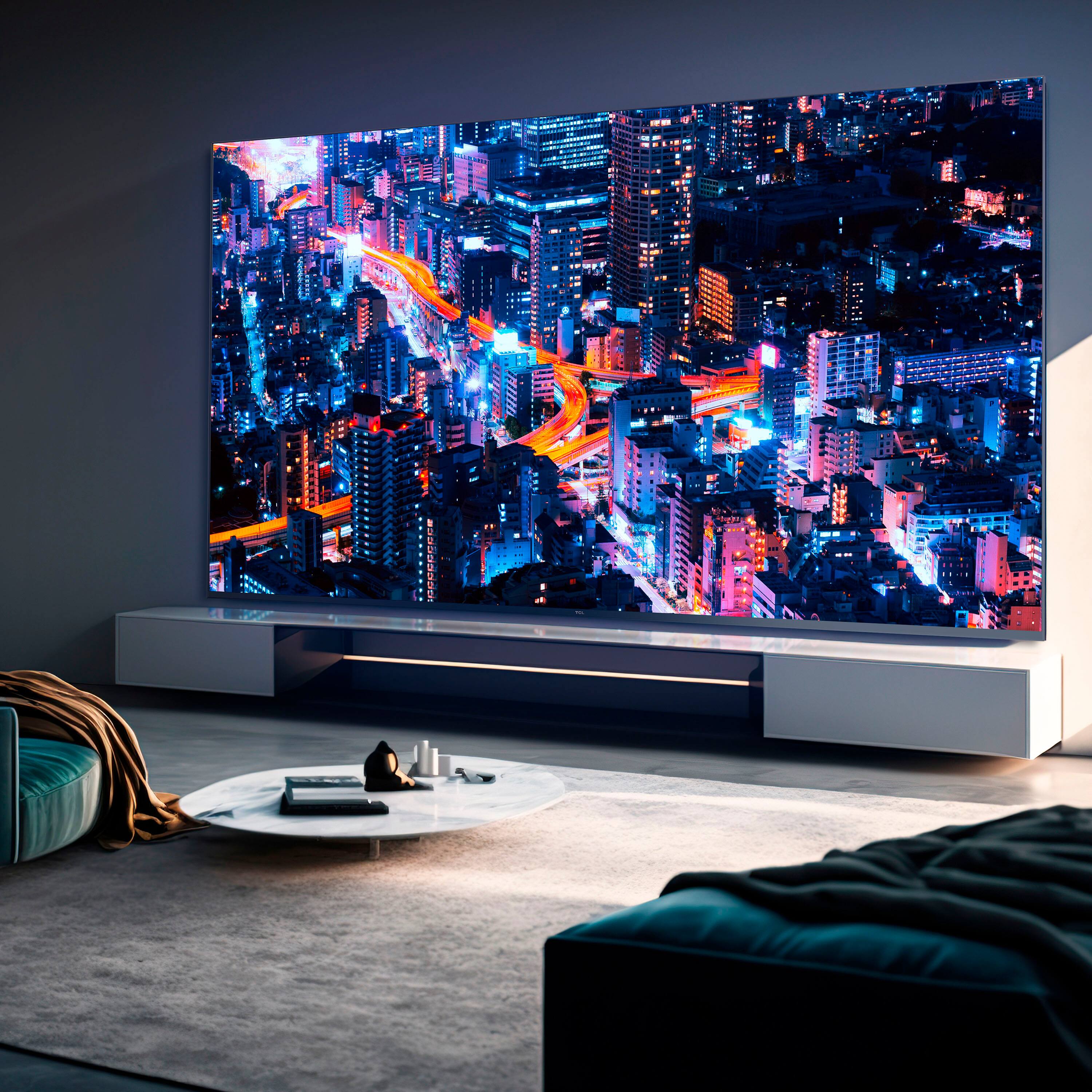 Alt View 16. TCL - 85" Class QM8 Q-Class Mini-LED QLED 4K HDR Smart TV with Google TV - Black.