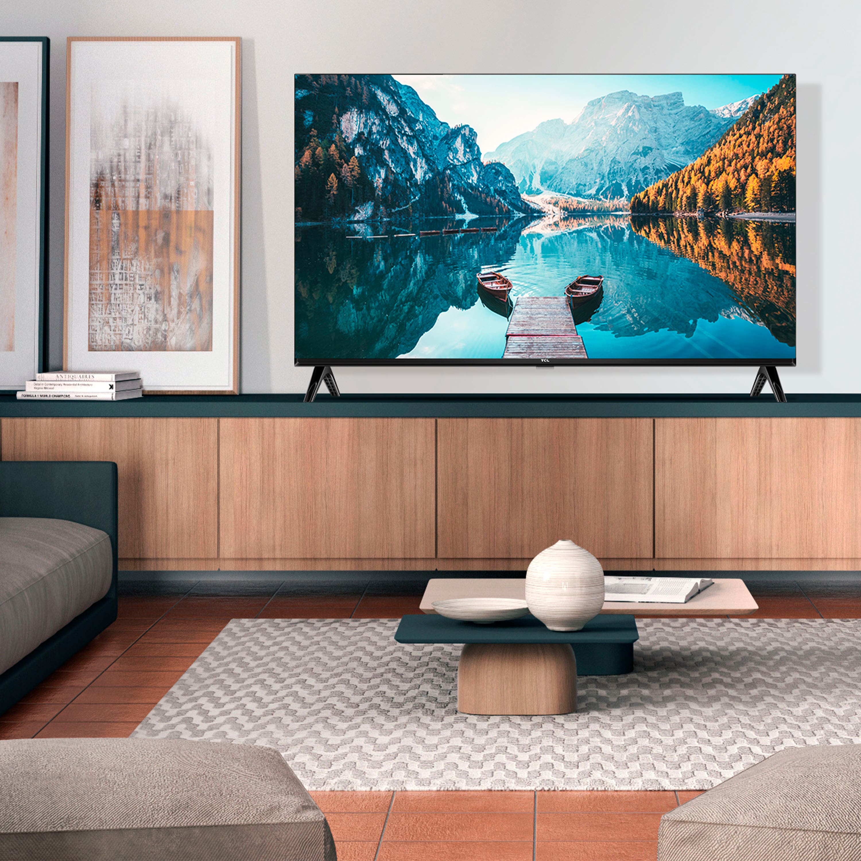 Alt View 15. TCL - 32" Class S2 S-Class LED 720p HD Smart TV with Roku TV - Black.