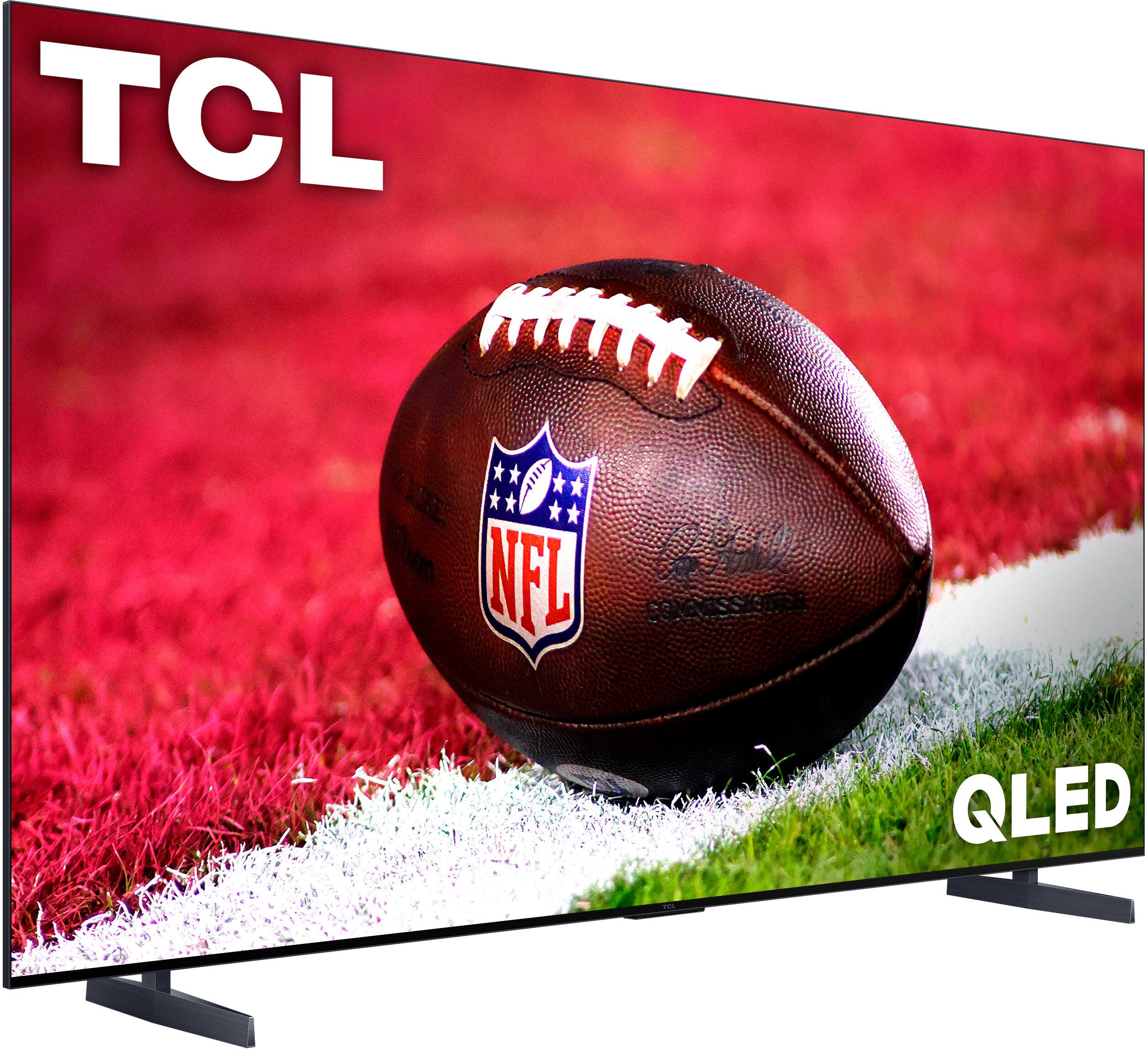Angle. TCL - 98" Class QM8 Q-Class Mini-LED QLED 4K HDR Smart TV with Google TV (2023) - Black.