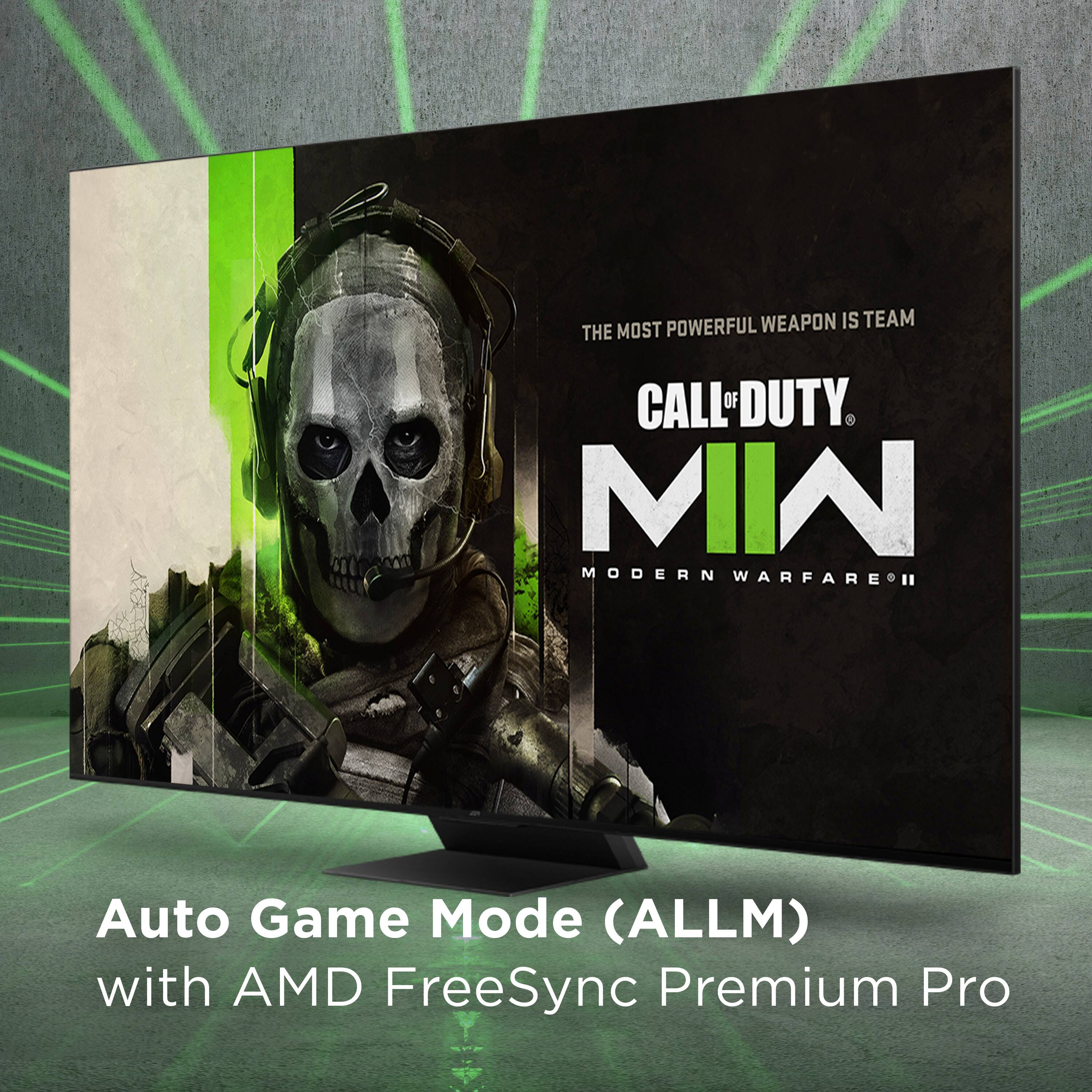Auto Game Mode (ALLM) with AMD FreeSync Premium Pro.
