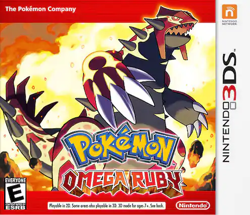 Front. Nintendo - Pokémon Omega Ruby - Multi. - E (Everyone)