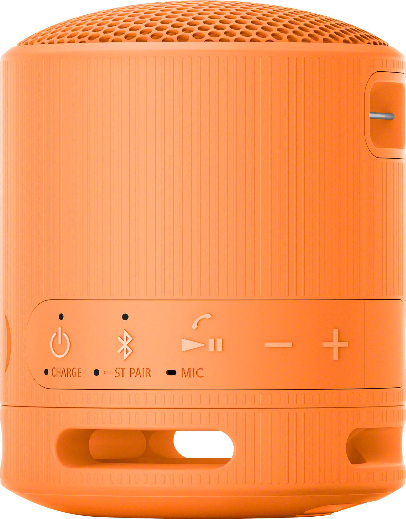 Alt View 1. Sony - XB100 Compact Bluetooth Speaker - Orange.