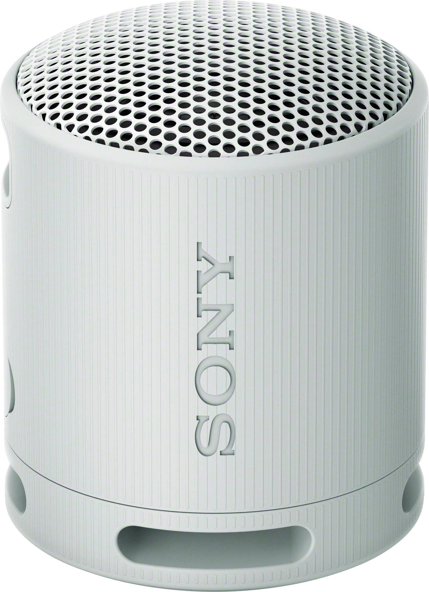 Angle. Sony - XB100 Compact Bluetooth Speaker - Light Gray.