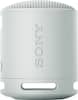 Front. Sony - XB100 Compact Bluetooth Speaker - Light Gray.