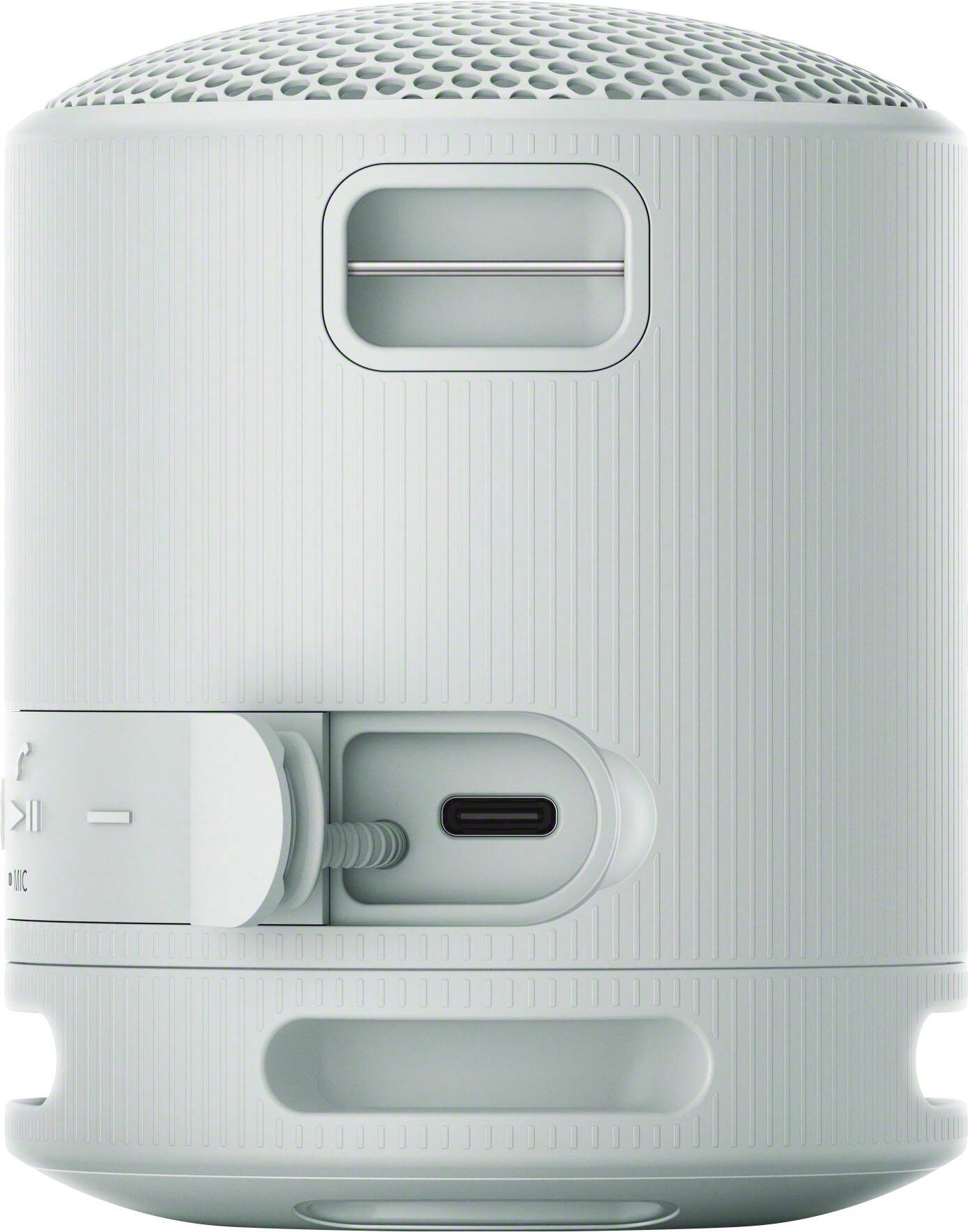 Alt View 11. Sony - XB100 Compact Bluetooth Speaker - Light Gray.