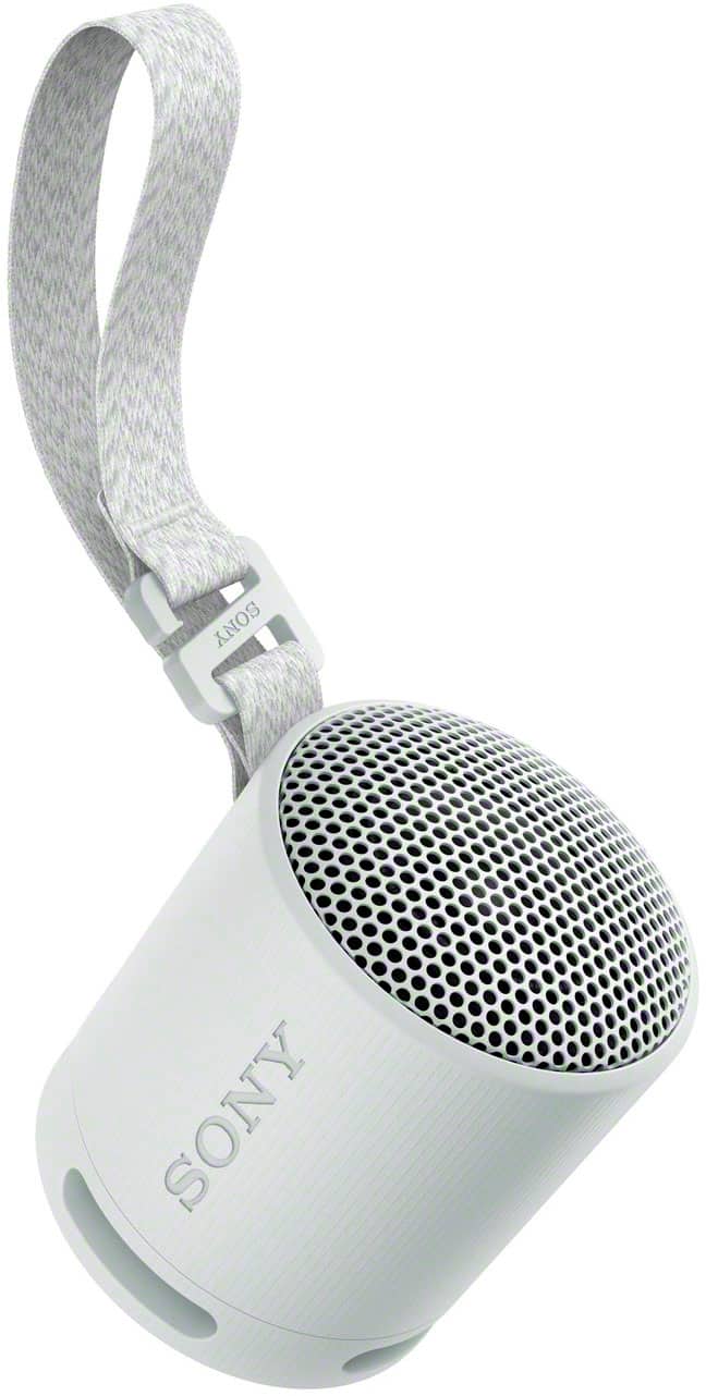 Alt View 12. Sony - XB100 Compact Bluetooth Speaker - Light Gray.