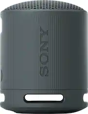 Front. Sony - XB100 Compact Bluetooth Speaker - Black.