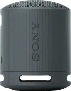 Front. Sony - XB100 Compact Bluetooth Speaker - Black.