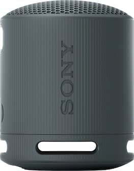 Front. Sony - XB100 Compact Bluetooth Speaker - Black.