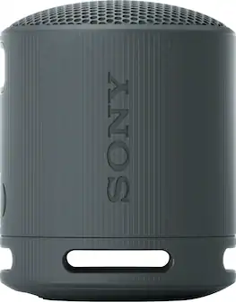 Front. Sony - XB100 Compact Bluetooth Speaker - Black.