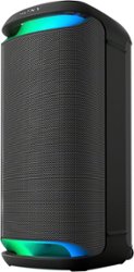 Sony XV800 X-Series Bluetooth Portable Party Speaker - Black - Front_Zoom